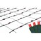Northlight 4' x 6' Red LED Wide Angle Net Style Christmas Lights - Green Wire